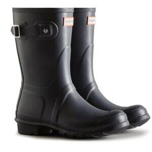 *NEW Hunter Original Short Rain Boot Women's Navy Blue Size 9 (Damaged Box)